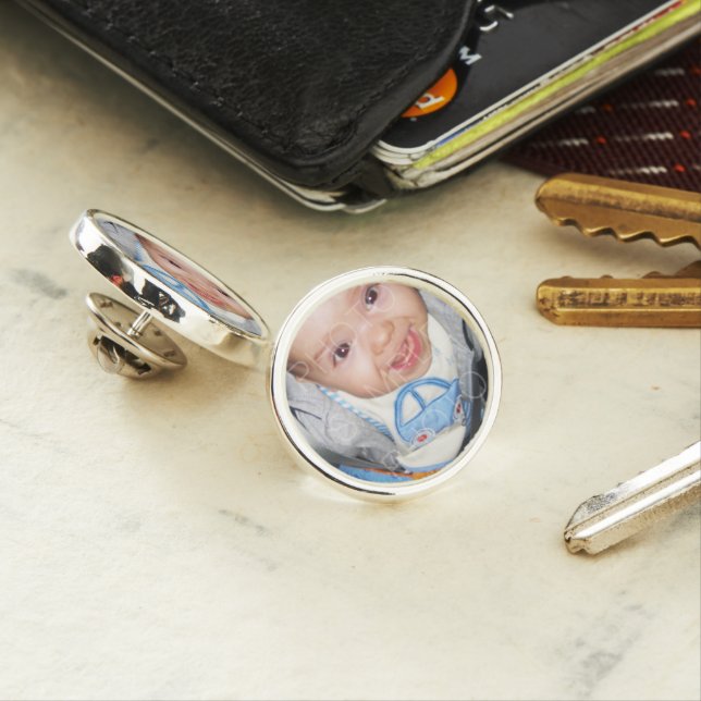 Customize it with Your photo Lapel Pin (In Situ)