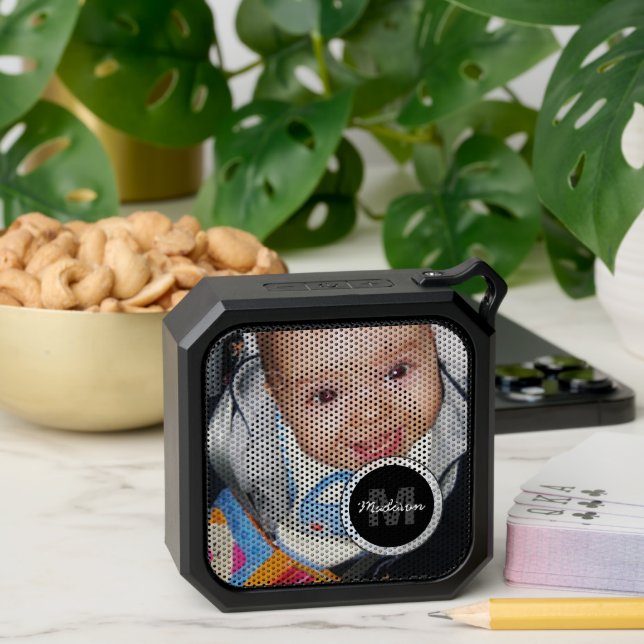 Customize it with Your photo Monogram Bluetooth Speaker (Insitu(Table))