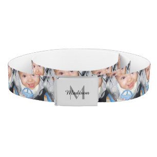 Customize it with Your photo pattern and Monogram Belt