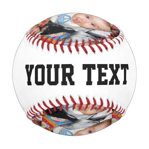Customize it with Your photo pattern and text Baseball