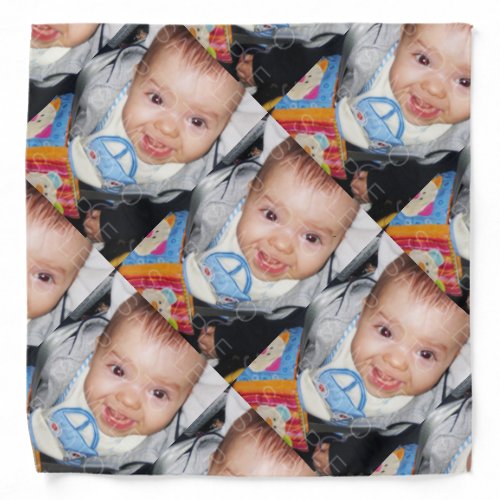 Customize it with Your photo pattern Bandana