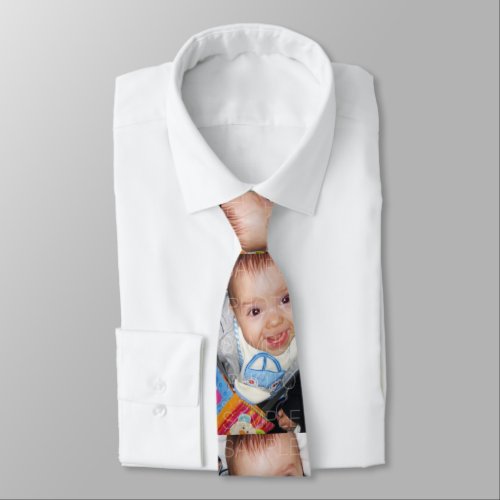 Customize it with Your photo pattern double sided Neck Tie