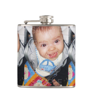 Customize it with Your photo pattern Hip Flask
