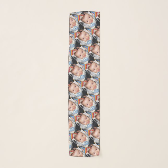 Customize it with Your photo pattern Scarf (Front)