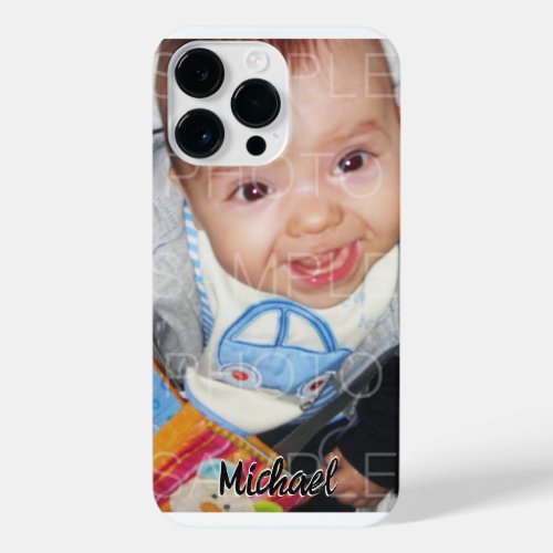 Customize it with Your photo personalize name iPhone 14 Pro Max Case