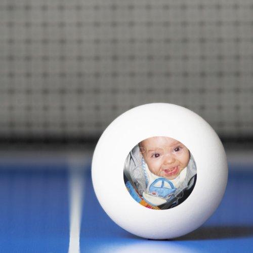 Customize it with Your photo text Ping Pong Ball