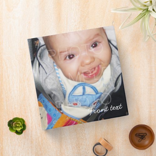 Customize it with Your photos and text on Blue Binder