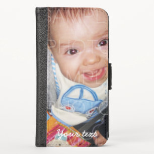 Customize it: Your photo and text iPhone 6 Wallet