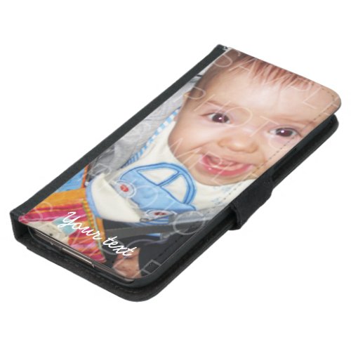 Customize it Your photo and text Wallet Phone Case For Samsung Galaxy S5