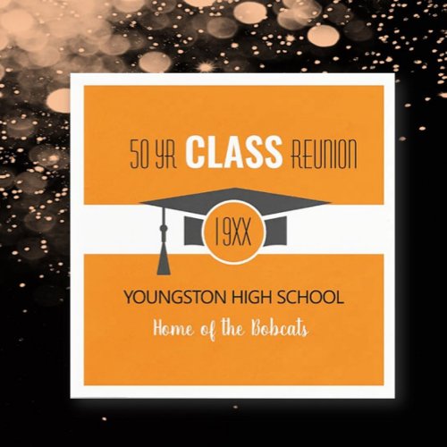 Customize it Your Year  School Reunion Napkins