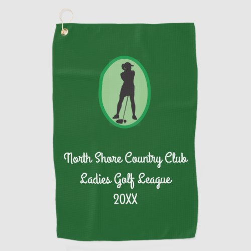 Customize Ladies League Golf Towel