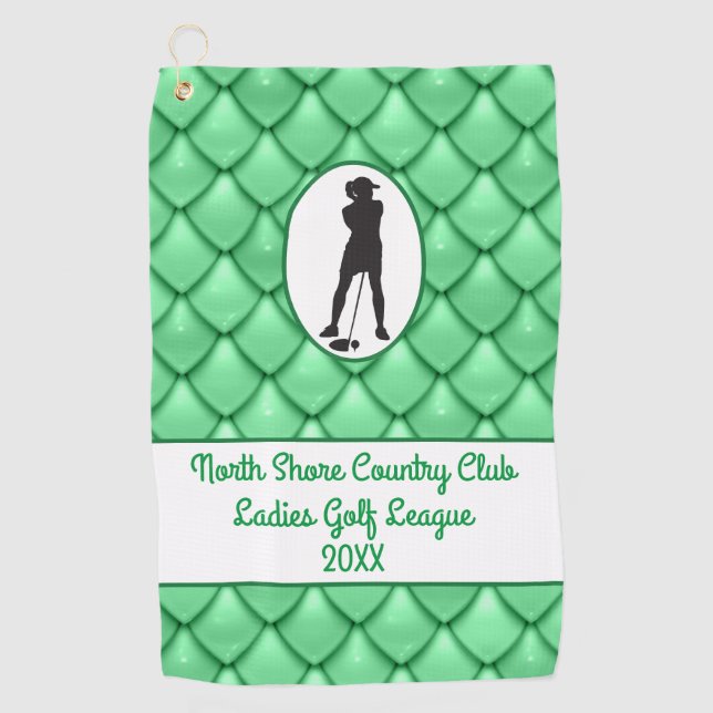 Customize Ladies League Golf Towel (Front)