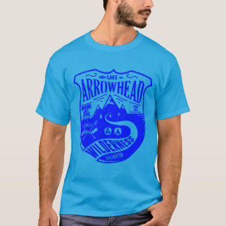 Customize Lake Arrowhead Camping Wilderness Green T-Shirt