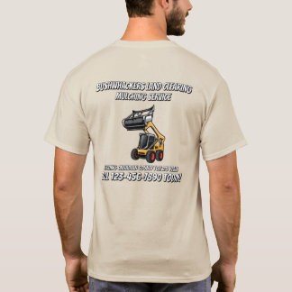 Customize Land Clearing Flailing Mulching Service  T-Shirt