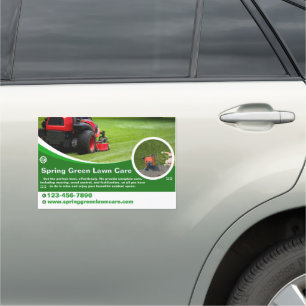 Customize Lawn Care Business Truck Van Car Magnet