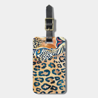 Customize Leopard and Jungle Luggage Tag