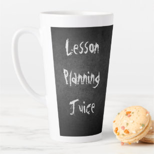 Customize ★ LESSON PLANNING JUICE ★ Chalkboard Latte Mug