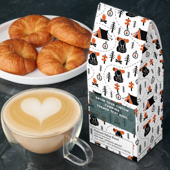 Customize Lets Go Camping Adventure Gift 2 Roasted Coffee (Breakfast)