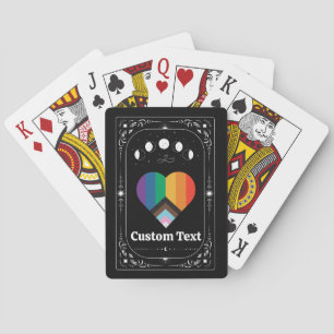 Customize LGBTQ Pride Tarot Rainbow Zodiac Magical Poker Cards