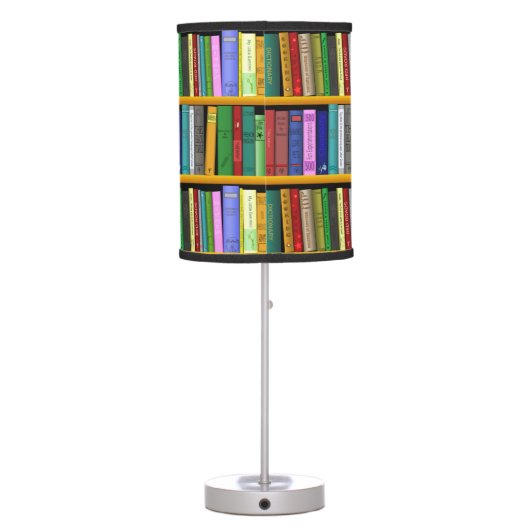 Customize Library Design Table Lamp (Back)