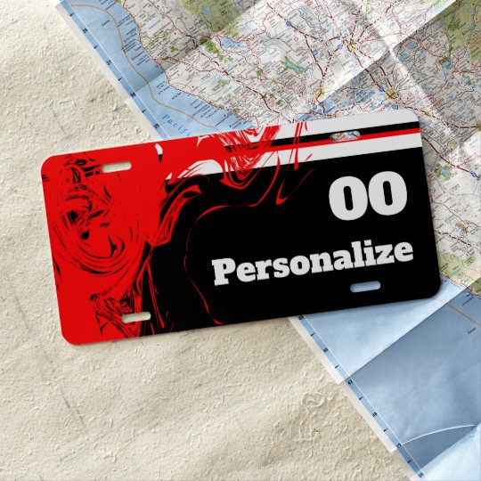 Customize License Plate Zazzle Customize License Plate Zazzle