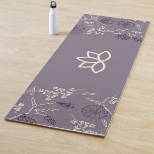 Customize Logo Modern Lotus Yoga Mat