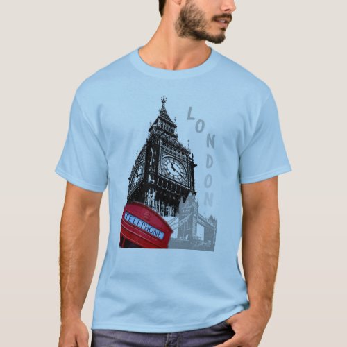 Customize London Big Ben Clock Tower Westminster T_Shirt
