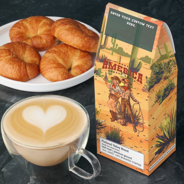Customize Make America Cowboy Cowgirl Again 2 Gift Roasted Coffee (Breakfast)