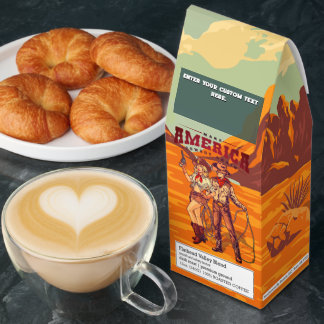 Customize Make America Cowboy Cowgirl Again Gift Roasted Coffee