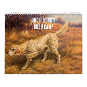 Customize ManCave Hunting Nature Wilderness Sports Calendar