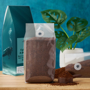 Customize Marina Dive Shop Cafe Branding Merch 1 Roasted Coffee