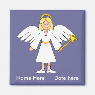 Customize Me -- Children's Nativity Angel Magnet