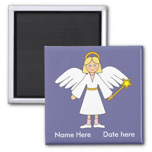 Customize Me __ Childrens Nativity Angel Magnet