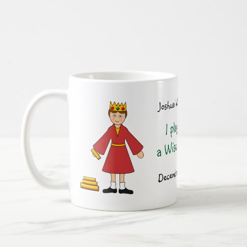 Customize Me __ Childrens Nativity King Wise Man Coffee Mug