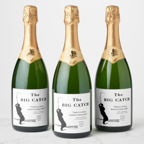 Customize Me _ Classic Fisherman Sparkling Wine La Sparkling Wine Label