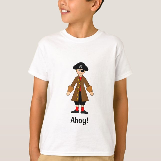 Customize Me -- Pirate Captain costume T-Shirt (Front)