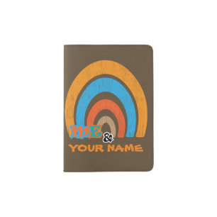 customize me & yourname  passport holder