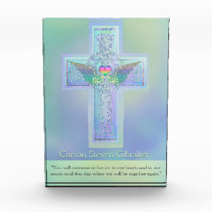 Customize   Memorial   Cross Acrylic Award