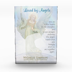 Customize   Memorial   Prayer Acrylic Award