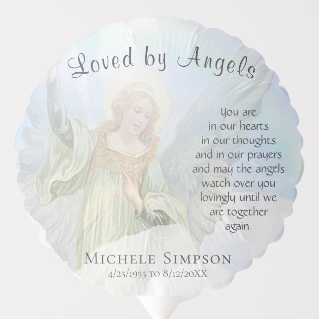 Customize | Memorial | Prayer  Balloon (Front)