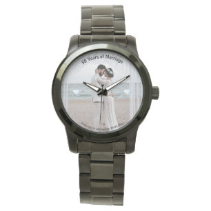 Customize Men's Photo Watch 50th Anniversary Gifts