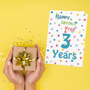Customize Milestone - Happy Joyous Free 12 Steps Card