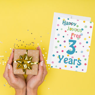 Customize Milestone - Happy Joyous Free 12 Steps Holiday Card