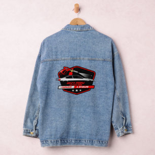 Customize Mobile Car Wash Detailing Business  Denim Jacket
