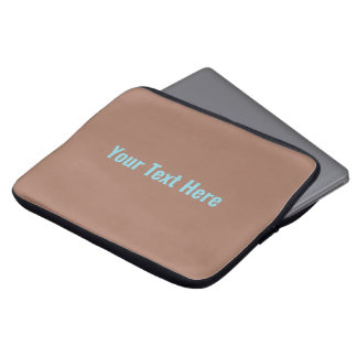 Customize Mocha Mousse color of the year 2025 Laptop Sleeve