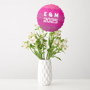Customize Monogram Love Balloon