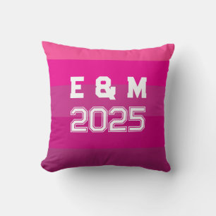 Customize Monogram Love  Throw Pillow