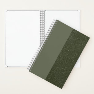 Customize Moss Green Sketchbook – Right Split Notebook