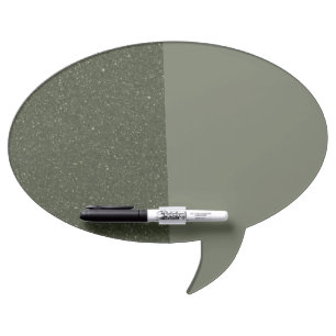 Customize Moss Green Split-Texture Dry Erase Board