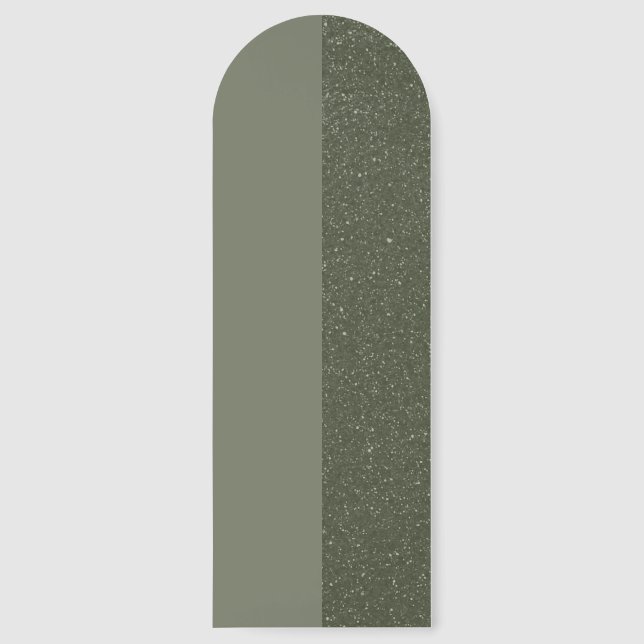 Customize Moss Green Texture Bookmark (Front)